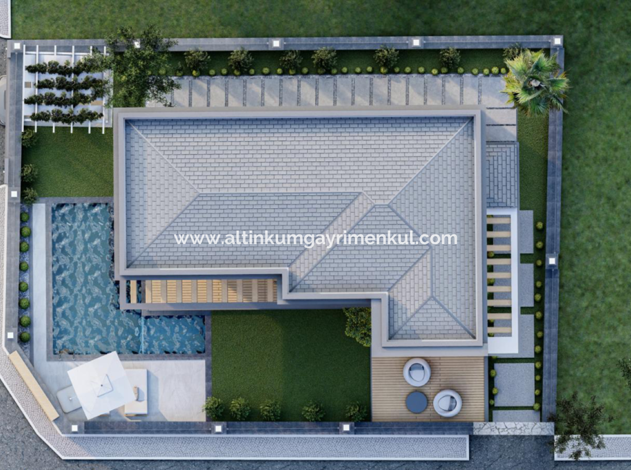 Meerblick 3 1 Separate Küche Villa Zum Verkauf In Didim Fevzipaşa