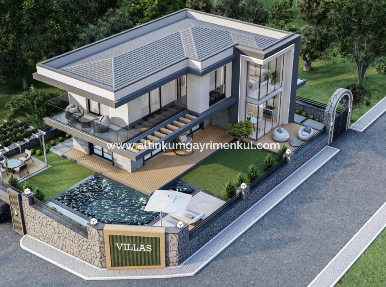 Meerblick 3 1 Separate Küche Villa Zum Verkauf In Didim Fevzipaşa