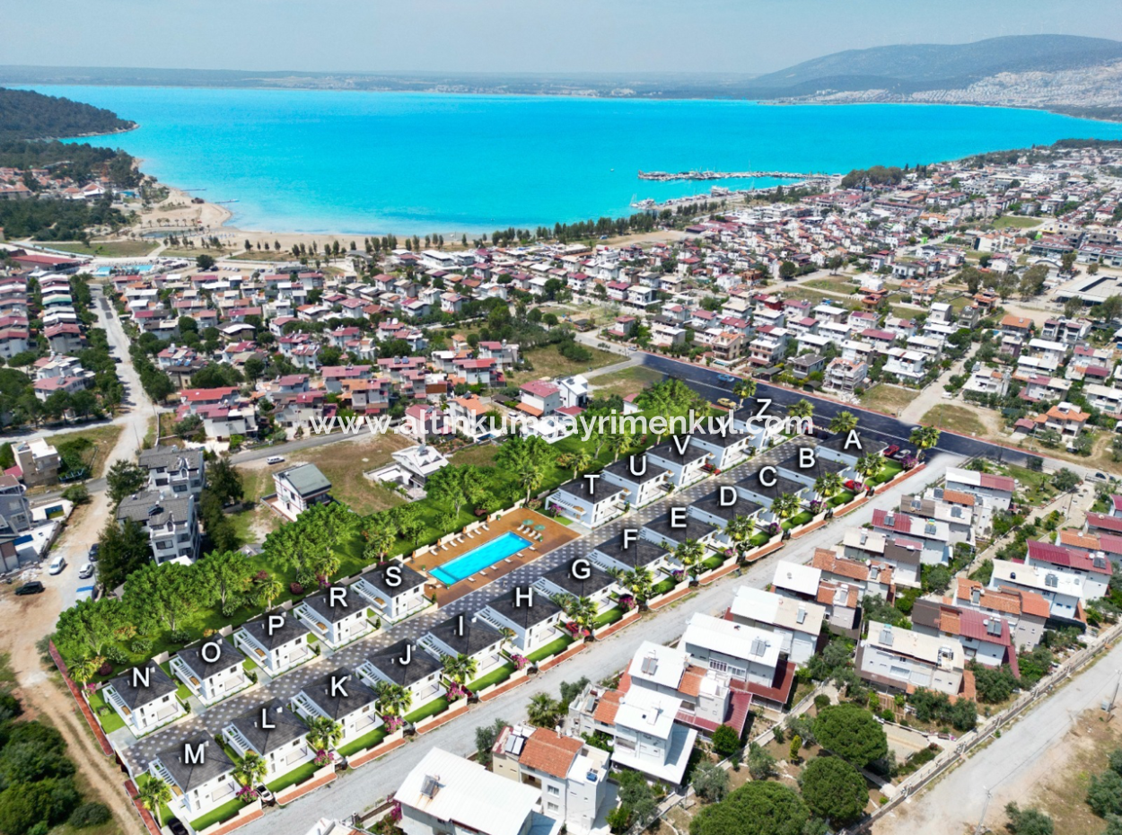 3 1 Villa In Anlage Mit Pool Zu Verkaufen In Didim Akbuk