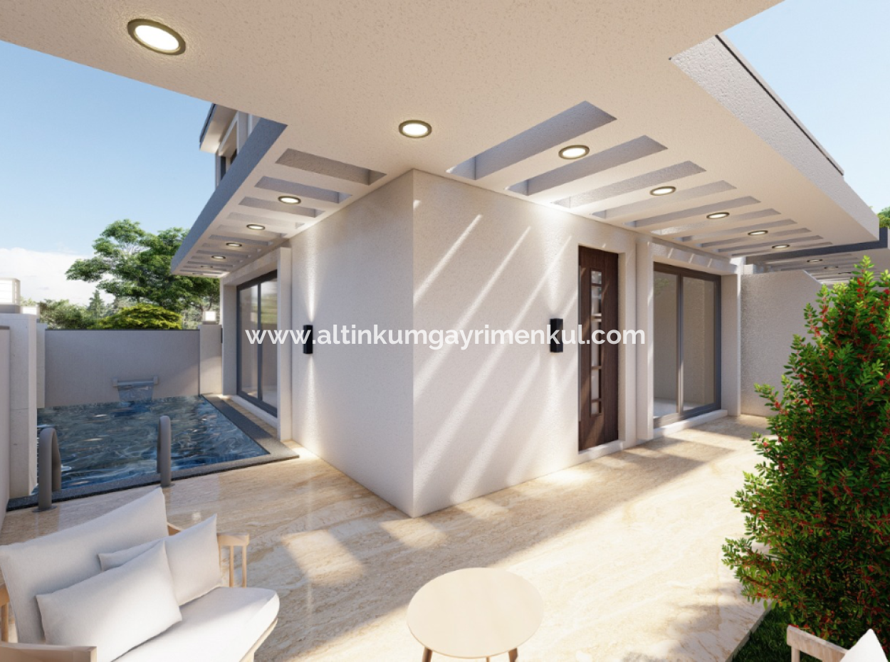 3 1 Villa Mit Pool Zu Verkaufen In Didim Hisar Nachbarschaft