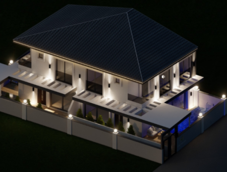 3 1 Villa Mit Pool Zu Verkaufen In Didim Hisar Nachbarschaft