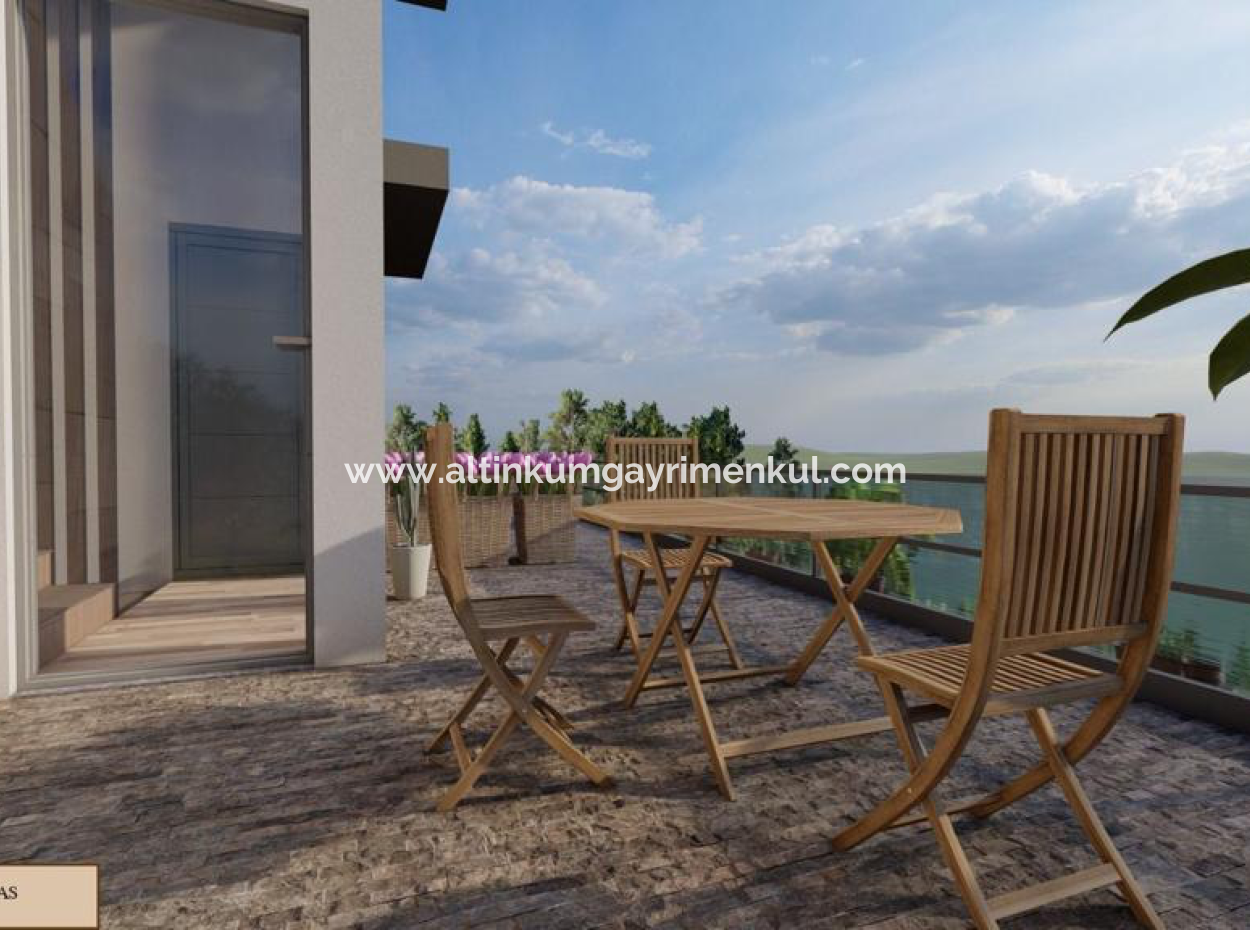 Didim Akbuk 3 In 1 Villa With Pool With Sea View For Sale