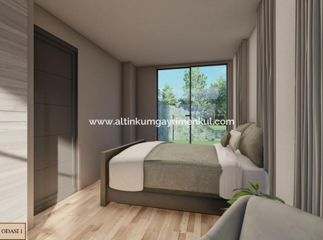 Didim Akbuk 3 In 1 Villa With Pool With Sea View For Sale