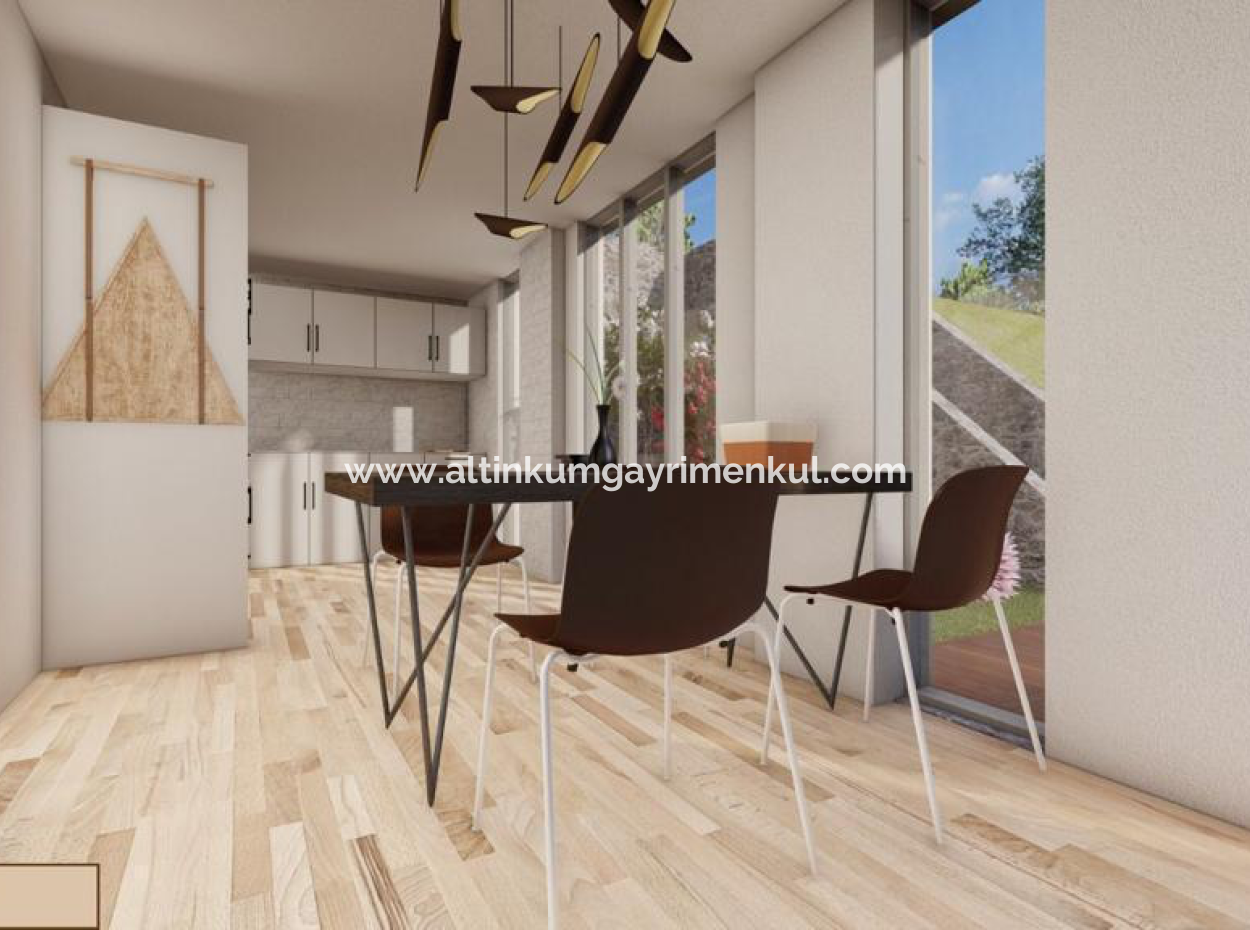 Didim Akbuk 3 In 1 Villa With Pool With Sea View For Sale