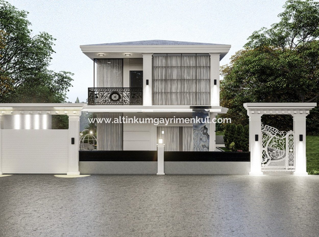 3 Detached Villa With 1 Separate Kitchen For Sale In Didim Hisar