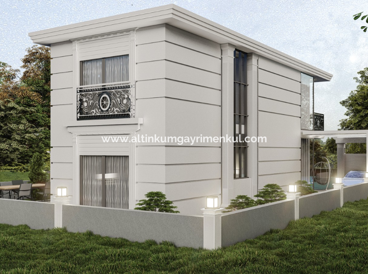 3 Detached Villa With 1 Separate Kitchen For Sale In Didim Hisar