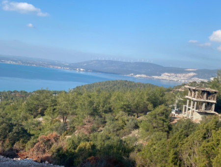 Sea View Land For Sale In Didim Akbukte