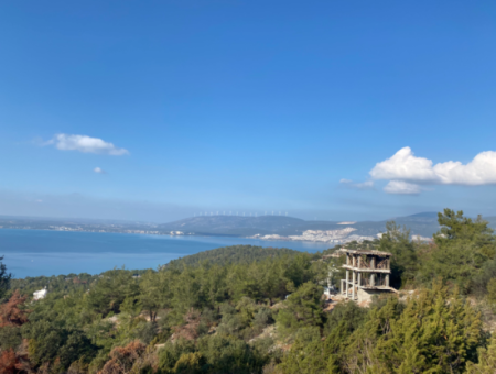 Sea View Land For Sale In Didim Akbukte