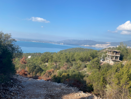 Sea View Land For Sale In Didim Akbukte