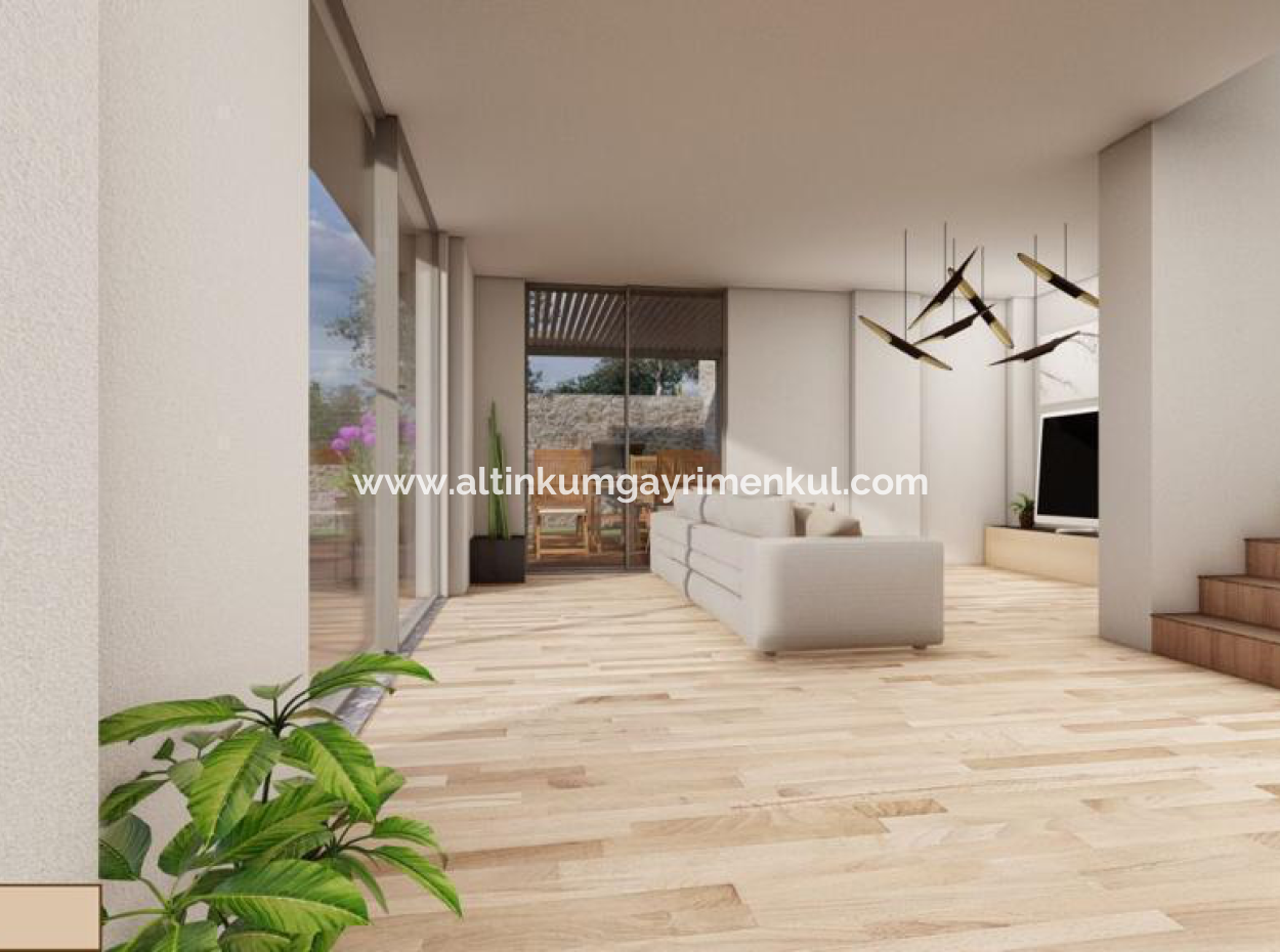 Didim Akbük Satilik Deniz Manzaralı 3+1 Havuzlu Villa