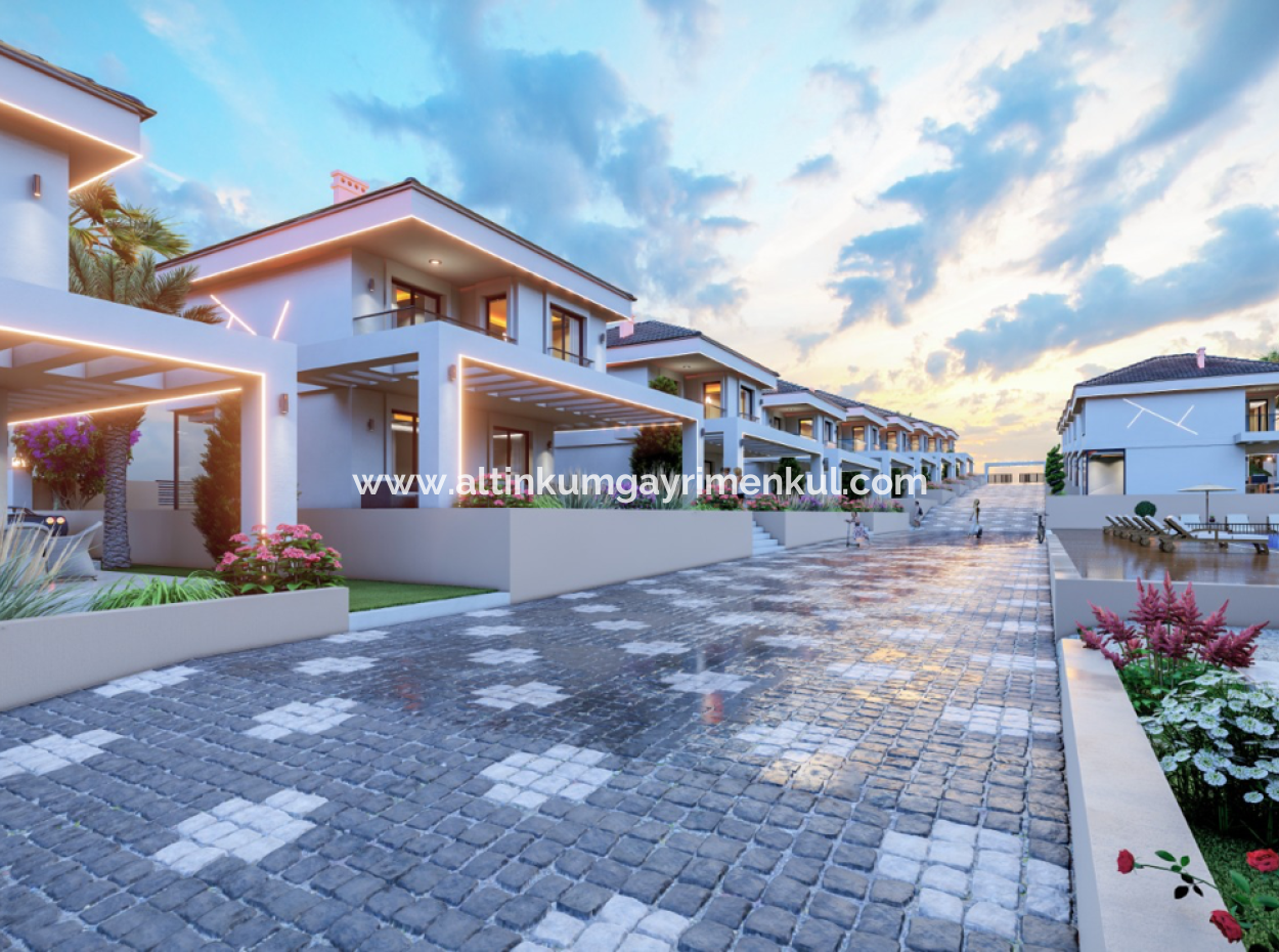 Didim Akbük Satilik Havuzlu Sitede 3+1 Villa